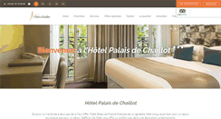 Desktop Screenshot of hotelpalaisdechaillot.com